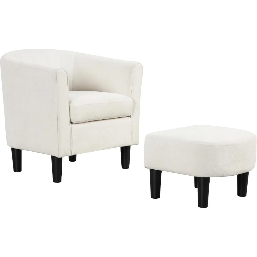 كرسي لهجة حديثة مع كرسي نادي تيدي مخملي منجد عثماني مع مسند للقدمين ومسند ظهر منحني ومساند للذراعين ورأى غير قابل للانزلاق P