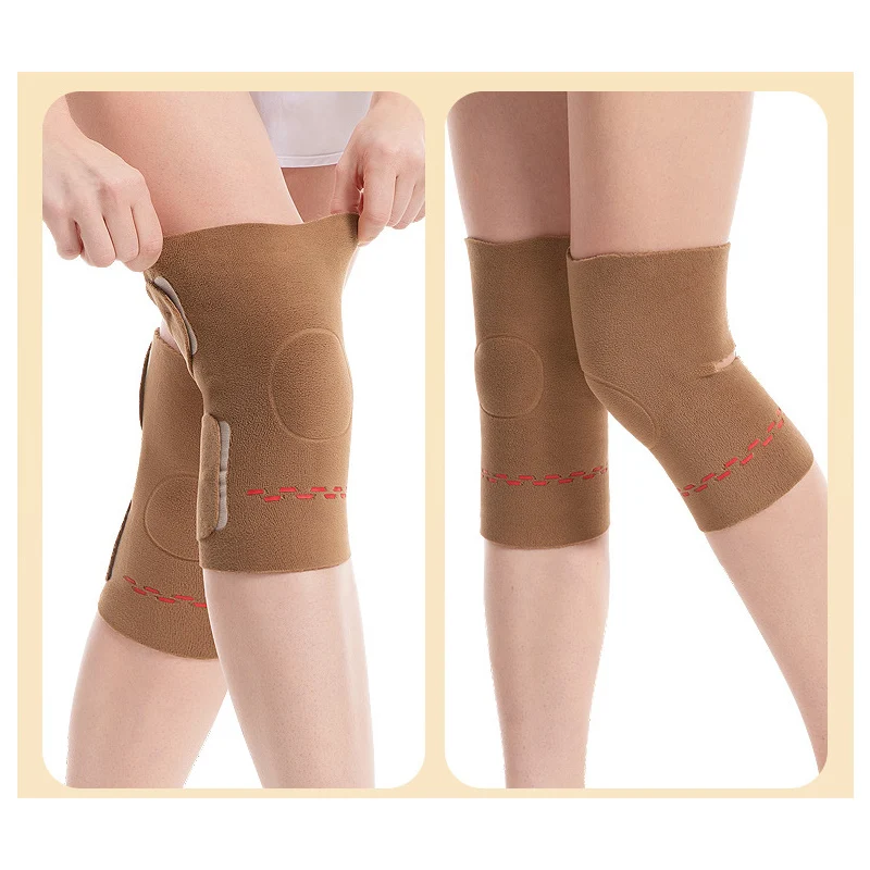 

1Pair - Warm Knee Brace with Double-Sided & Thick Velvet - Autumn Winter Cold Resistant, Perfect for Old Cold Legs