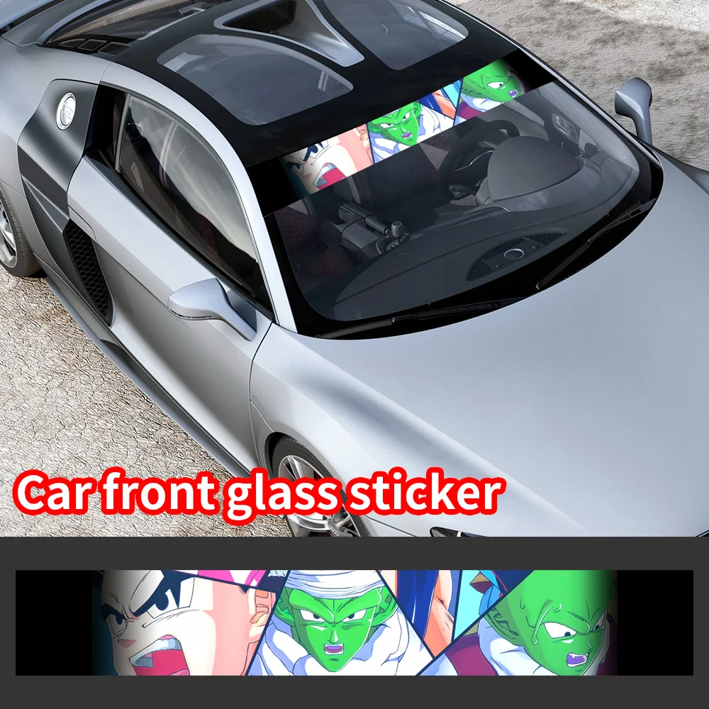 

SON GOKU Car Front Windshield Stickers Front and Rear Gear Decorative Sunshade Decals Stickers Car Stickers Styling Accessories
