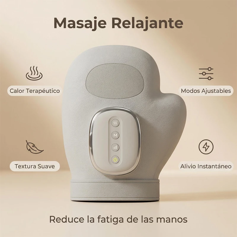 Masseur de mains intelligent avec airbag, machine de massage des doigts, compresse chaude, soulagement du stress, relaxation musculaire des mains, gants vibrants, cadeau