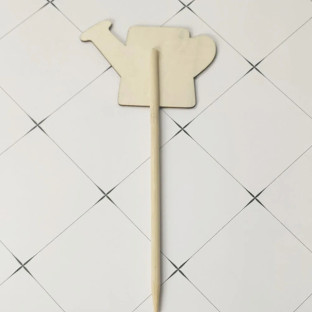 

10Pcs Mini Chalkboard Signs Watering Can Shape Food Labels Garden Markers Party Buffet Decorations