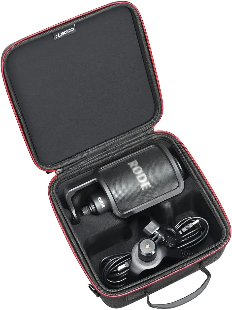 Etui-rigide-rlsoco-pour-microphone-a-condensateur-usb-rØde-nt-usb--nt-usb--conception-compacte-avec-fermeture-eclair-ykk-et-sac-de-protection-contre-les-rayures
