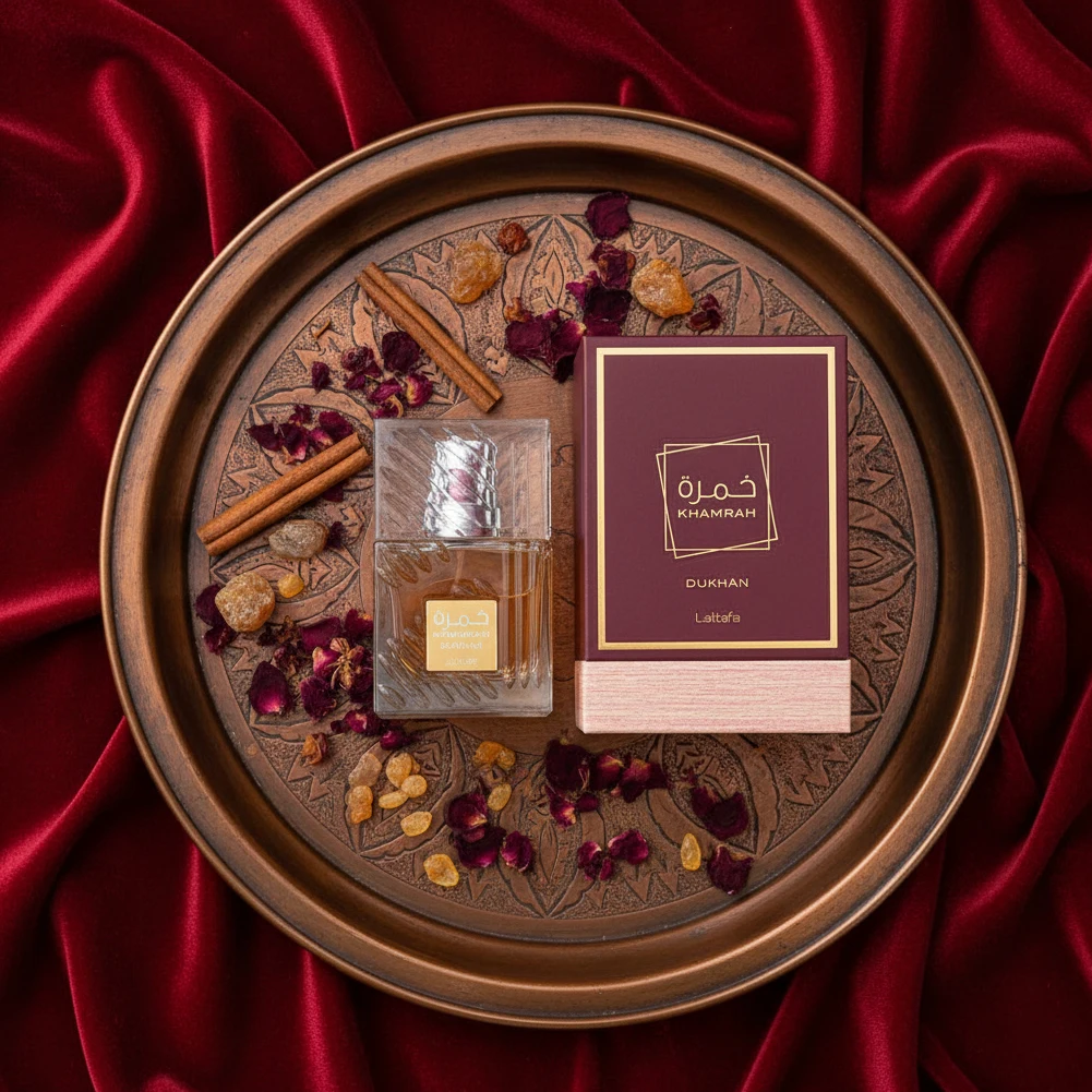 عطر خرمرا الأصلي 100 مل للجنسين عطر حار مع نوتس وودي نوتس رائحة مكثفة متينة للنساء والرجال صنع في دبي 2026 #3