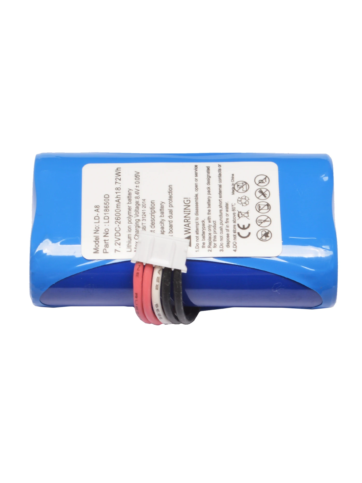 7.2V 2600mAh استبدال البطارية لاندي APOS A8 E550 E350 POS نيولاند N910 N900 N510 PAX A910 A930 KIOSK AQS LD18650D LD-A8 #5