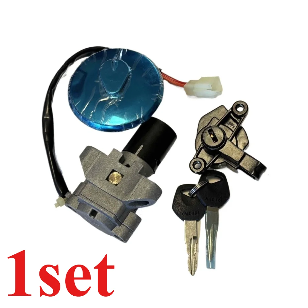 

Комплект замков для мотоцикла Jincheng GX125 SJ125-A-B: замок зажигания, замок бензобака, крышка топливного бака