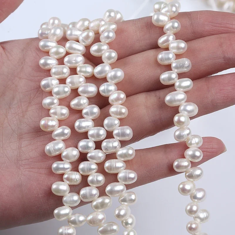 Cheapest 5-6mm Top Drilled Rice Freshwater Pearl For Jewelry