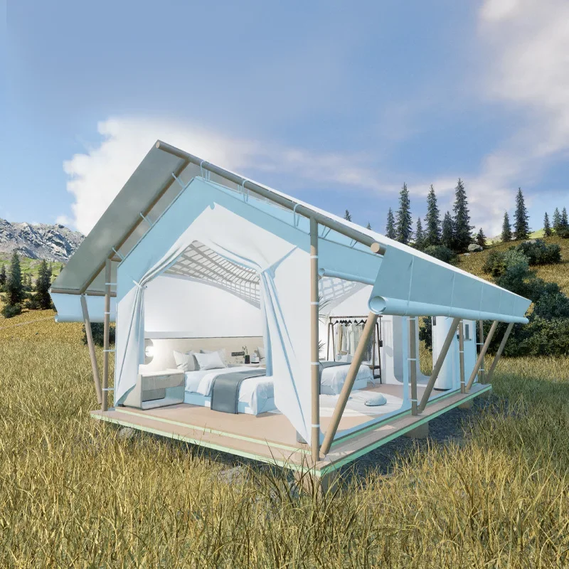 Star Outdoor Hotel Tent Steel Frame Structure Personalized Design Homestay Camp Wild Luxury Tent Tent