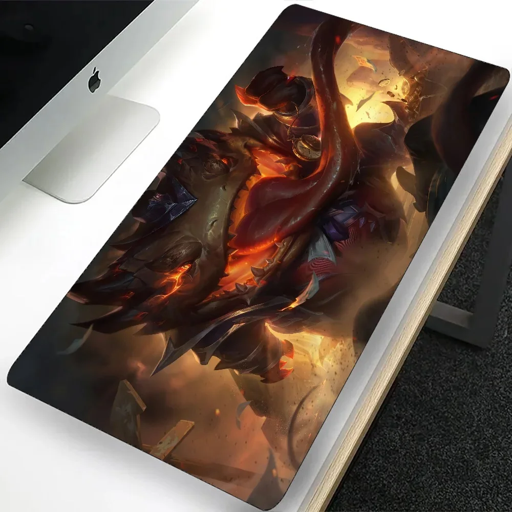 League of Legends Tahm Kench Large Gaming Mouse Pad Computer Mousepad PC Gamer Laptop Mouse Mat XXL Office Keyboard Mat Desk Pad