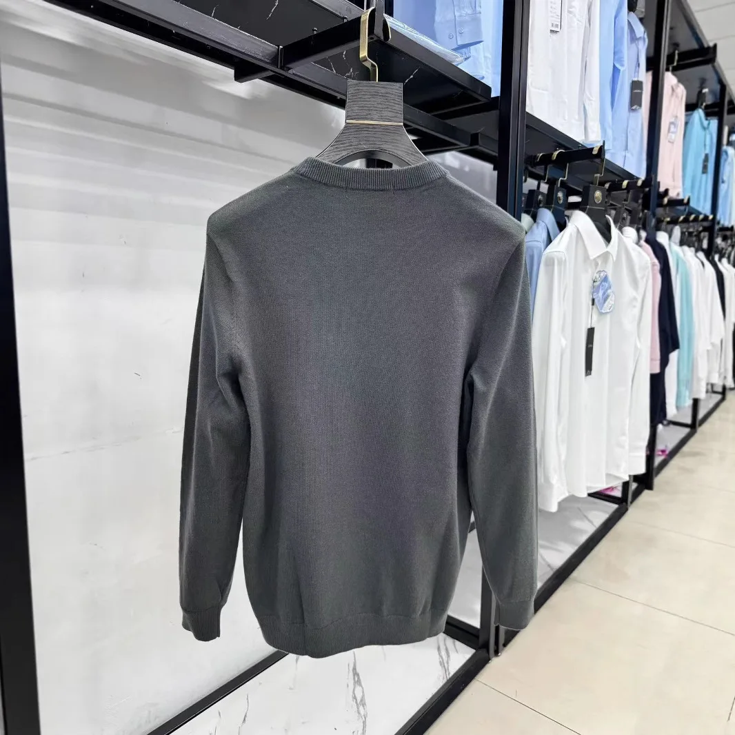 

Удобный длинный вязаный свитер Sve круглый, облегающий шерстяной свитер, осенний новый Sle, мужская модная городская одежда, сделано в Китае