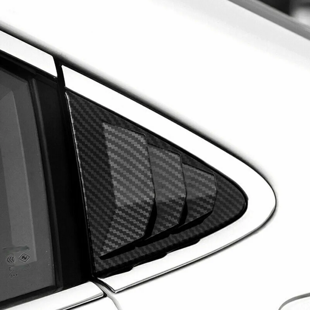 For Toyota Corolla Sedan 2019 2020 2021 2022 2023 Car Rear Window Louver Shutter Cover Scoop Side Vent Trim Windshield Cover