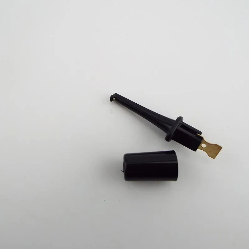 Mini Single Test Hook Clip Test Probe for Electronic Testing IC Grabber red black Round Crocodile electric Clip Hook Test C2