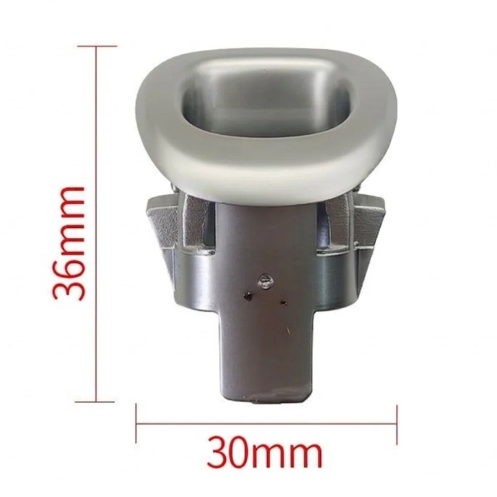 S-class for Lock Trim Door Lock Knob For Car Interior Decoration Robust Metal Material Precision Engineering Sleek Silver Finish