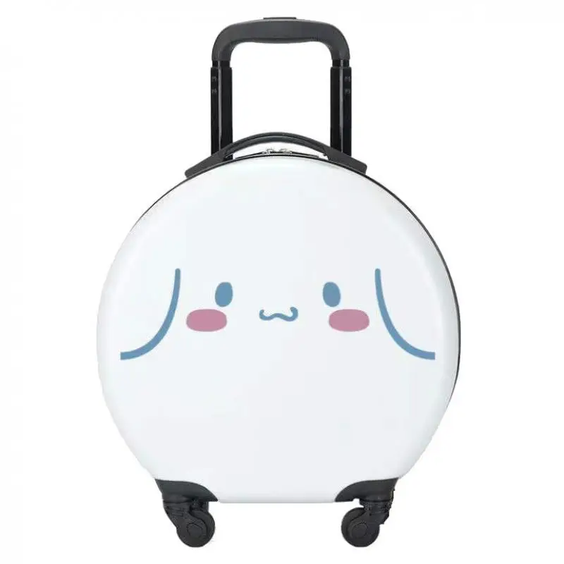 Sanrios Trolley Case Kuromi Anak baru Carry-On koper kartun Cinnamoroll Anime Kawaii Universal Wheel kapasitas besar siswa