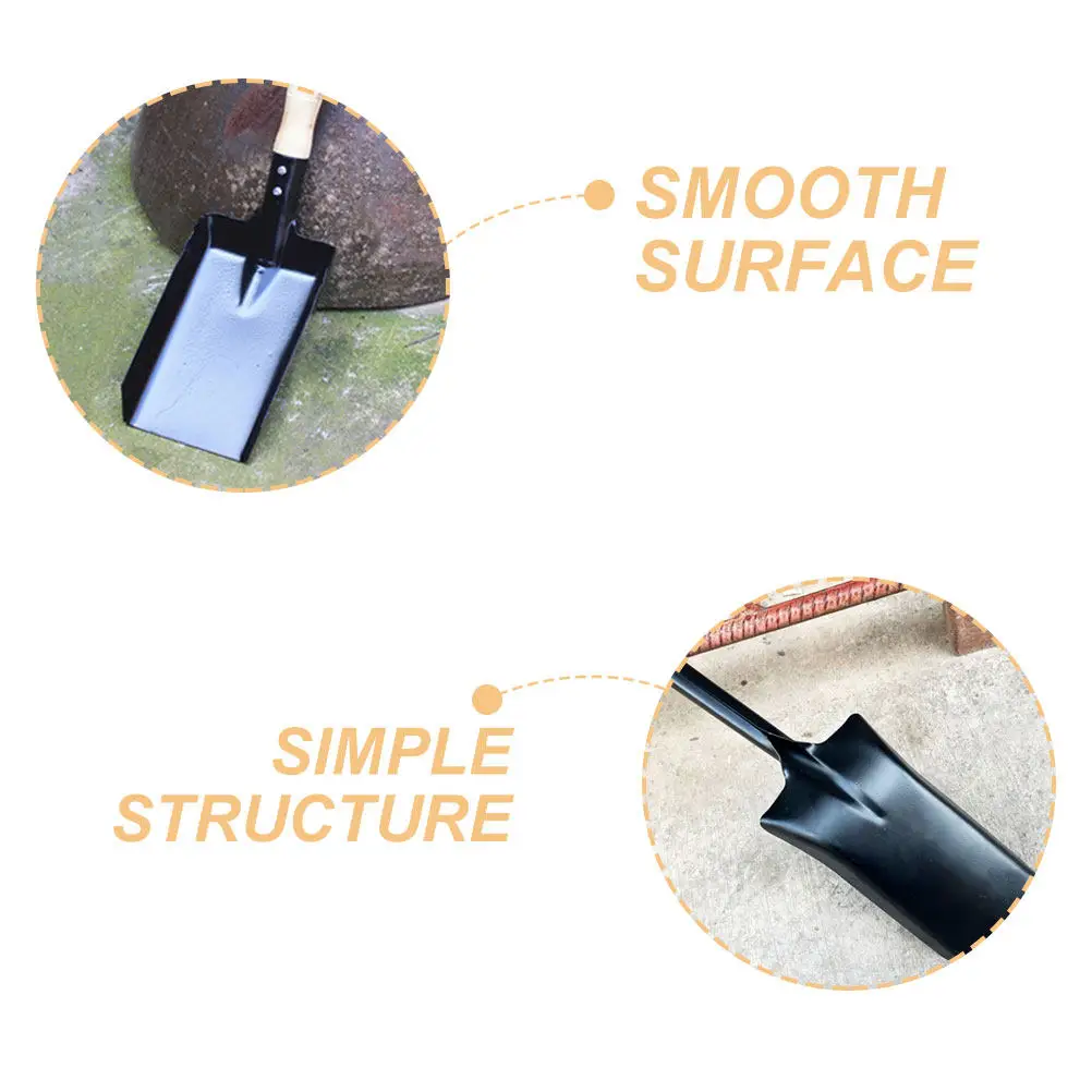 

Набор из 2 мини-лопаток для сада, железные сельскохозяйственные инструменты для пересадки рассады, прополки и разбивания льда на улице