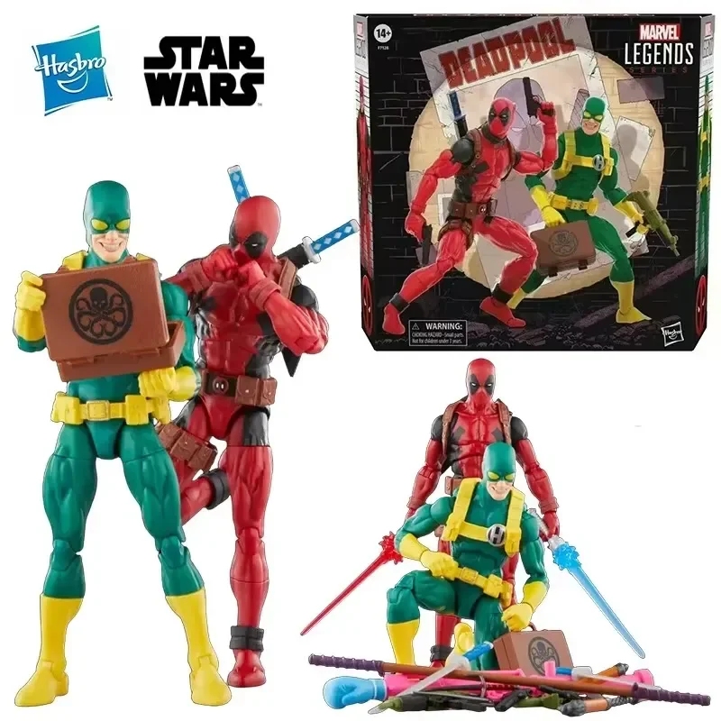 【En stock】 Hasbro Marvel Legends Series Deadpool y Bob, el agente de Hydra, set de figuras de acción, juguetes, regalo