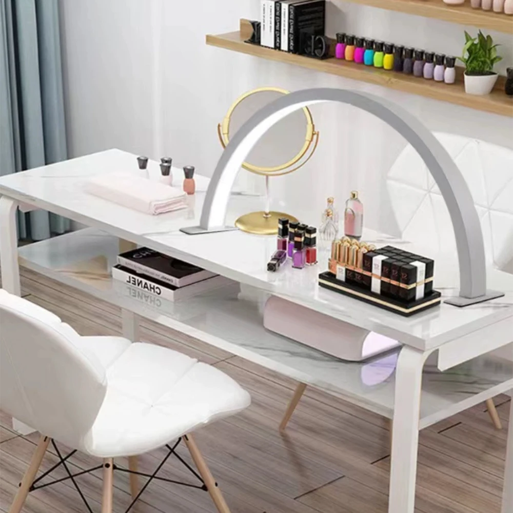

Beauty Salon LED Desk Lamp U-Shaped USB Socket Cool Light 40/56/66cm Eye Protection Nail Art Tattoo Fill Light Reading Light