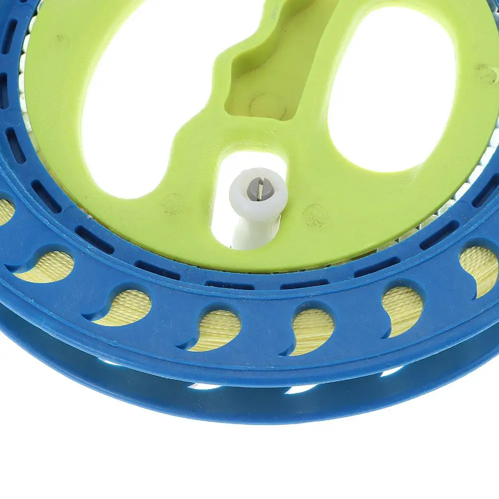 Grip Fying Kites Round Blue String Flying Winder Fire Wheel Kite Reel Handle Tool