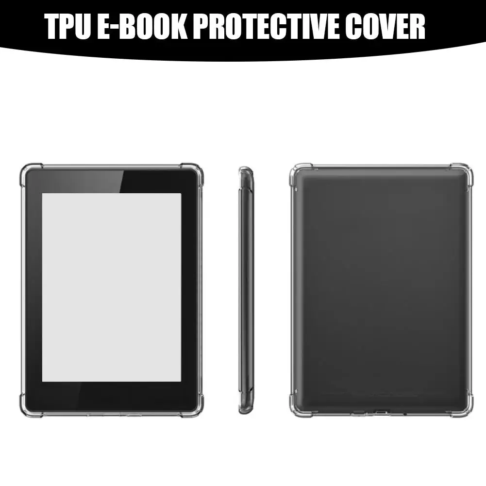 For Kindle Paper White 2024 12th Generation Transparent Dustproof Cover Protective Simple Anti-scratch Four-corner Anti-fal A8Z1