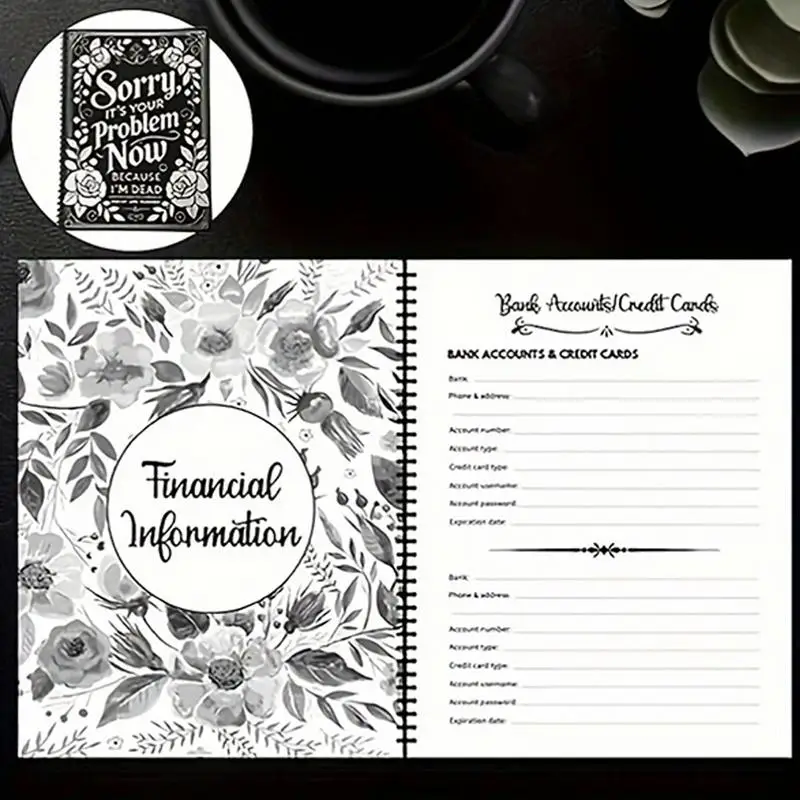 End Of Life Planner Organizer Binder Final Wishes Binder Notebook Estate Planning Organizer For Family Seniors