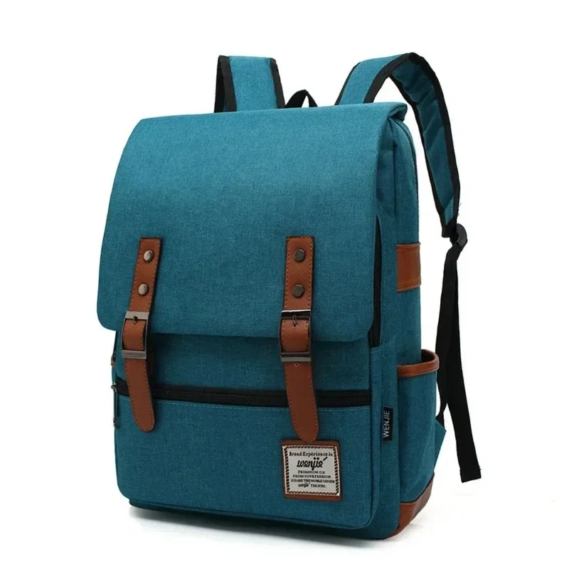 1PC Vintage Unisex Oxford Waterproof Backpacks Large Capacity Men Travel Bag Women Students School Books 16 Inch Laptop Backpack