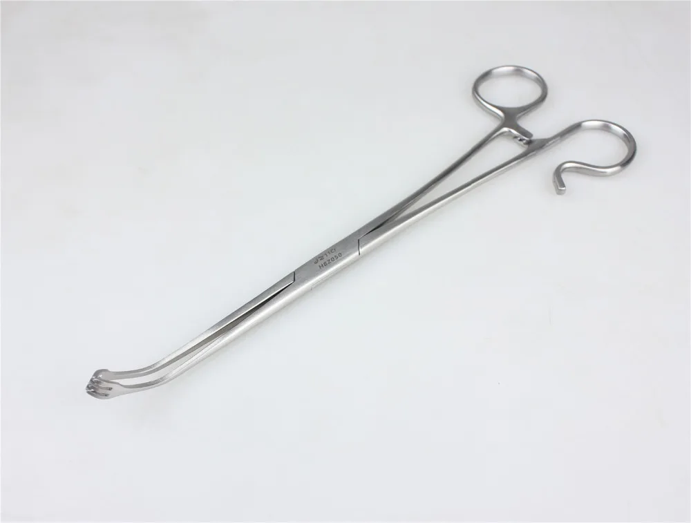 JZ medical E.N.T. Department Otorhinolaryngology Surgical instrument resection Tonsillar clamp forceps Three claw forceps H8Z050