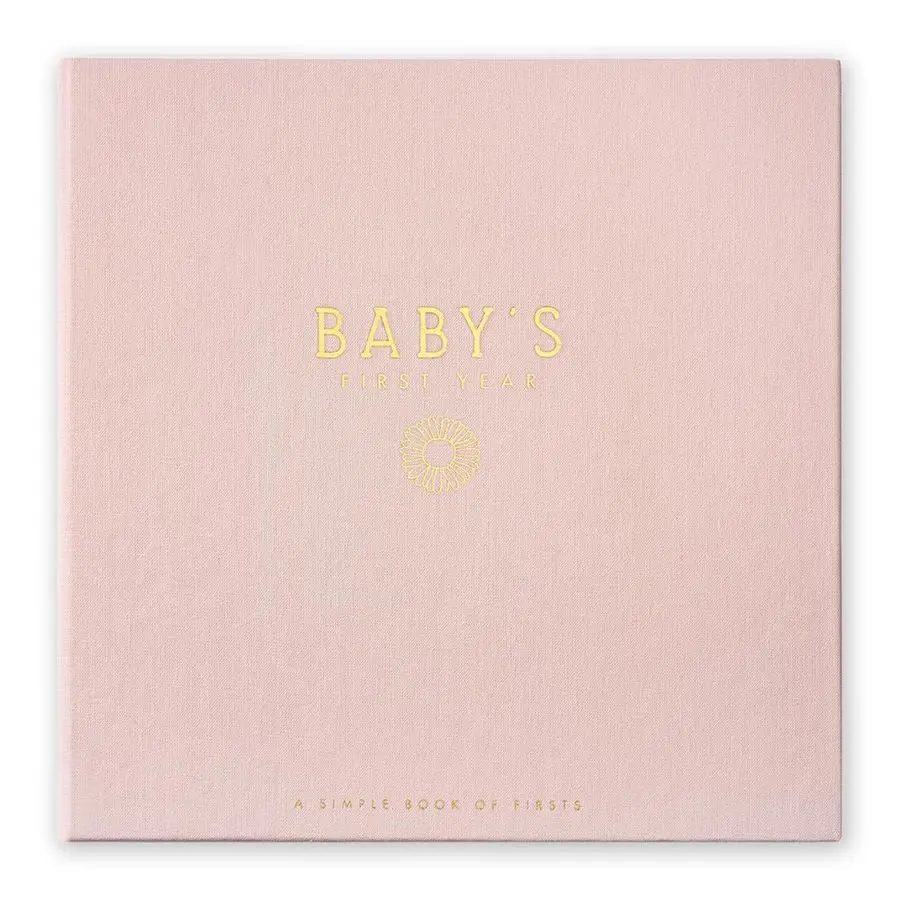 

Baby Memory Book u2013 Wildflower Meadow Floral Baby Girl First Year Journal Photo Album Luxury Keepsake Book for Milestones Me