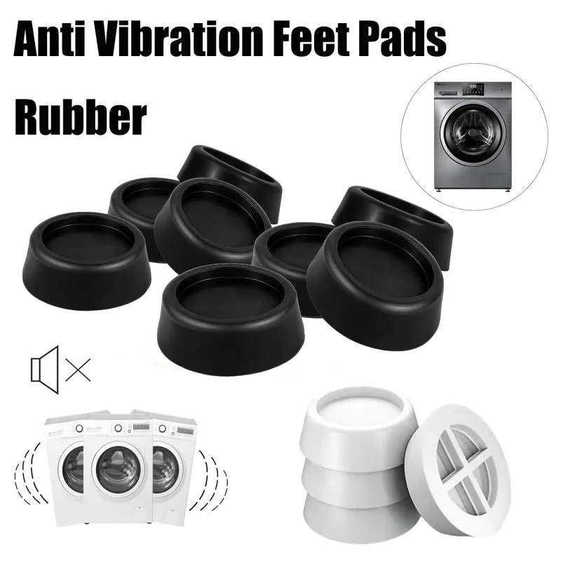 

4/8Pcs Furniture Anti Vibration Pads Noise-reducing Rubber Feet For Washing Machine Universal Leg Base Mats