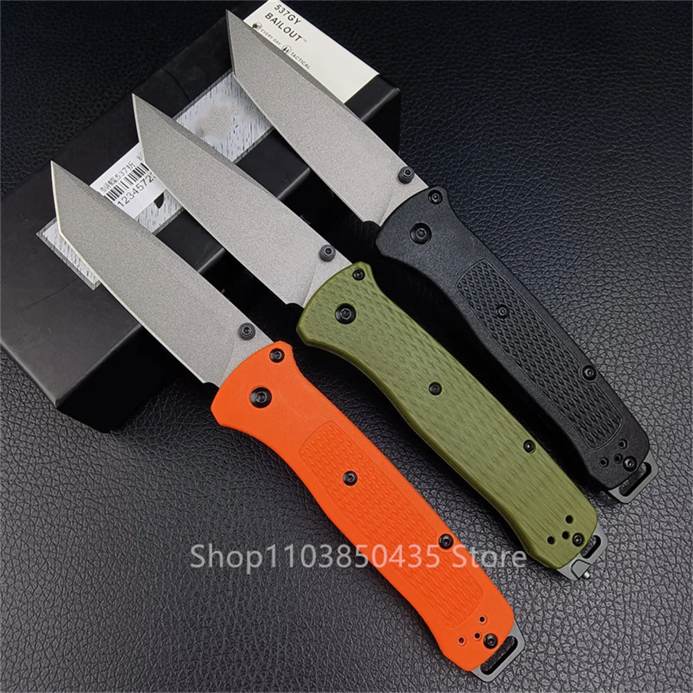 BM 537 Bugout Folding Knife S35v Blade Nylon Fiber Handle Tactical Outdoor Hunting Everyday Carry Hiking Knives