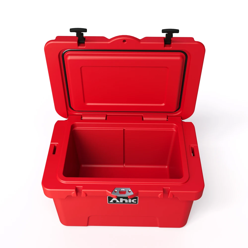 Modern Portable 35QT PE Outdoor Sports Cooler Roto Box Portable Ice Chest for Camping with Thermal Feature and Letter Pattern view 4