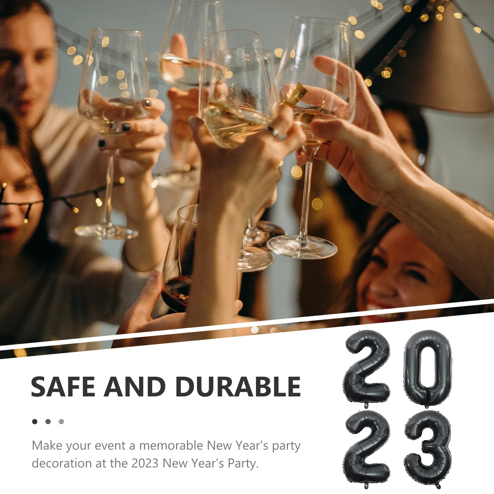 

Number Balloon Balloons Party Decoration New Year Eve Aluminum Film Birthday Foil