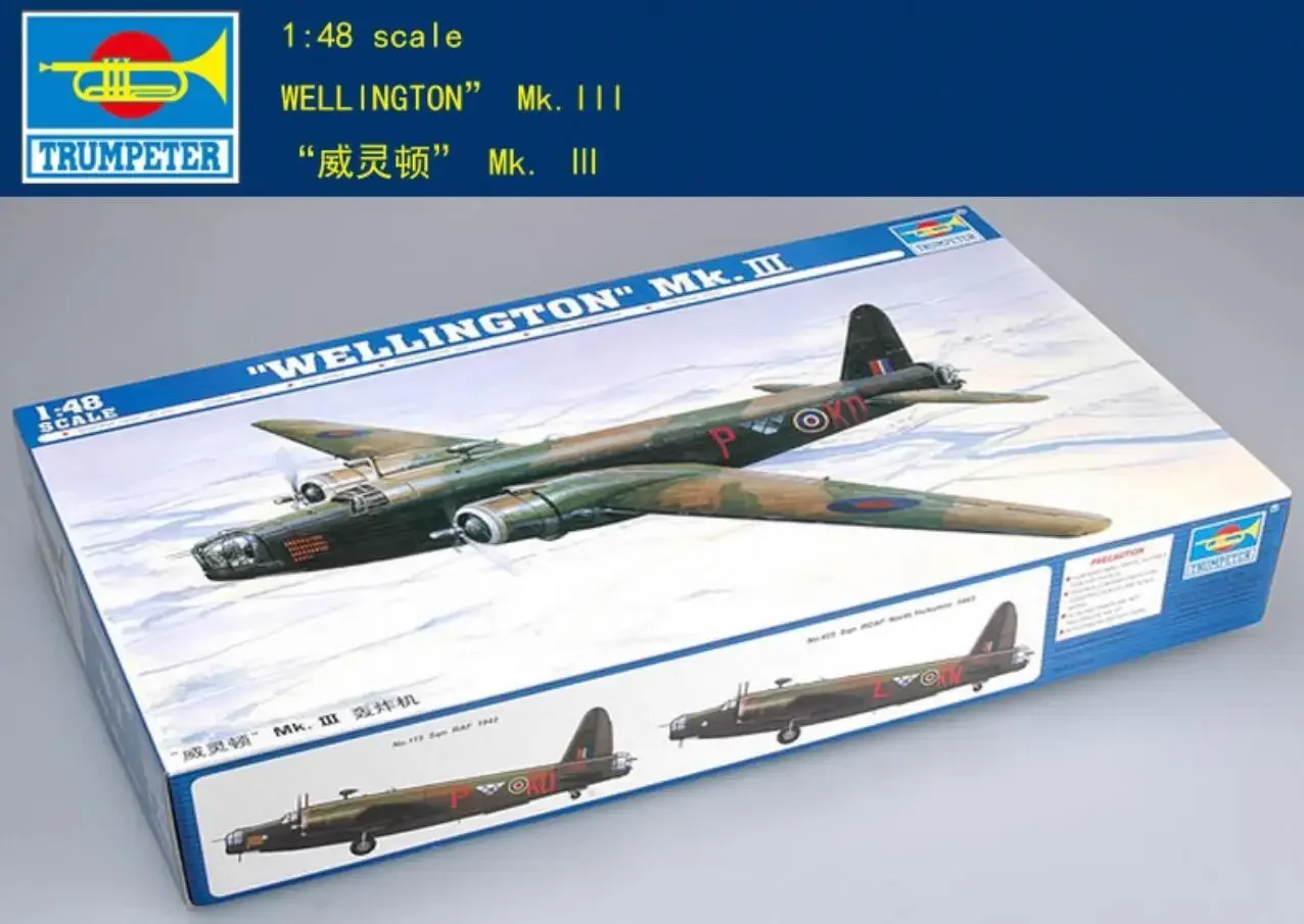 

Trumpeter 02823 Масштаб 1/48 Wellington Mk. Комплект модели III