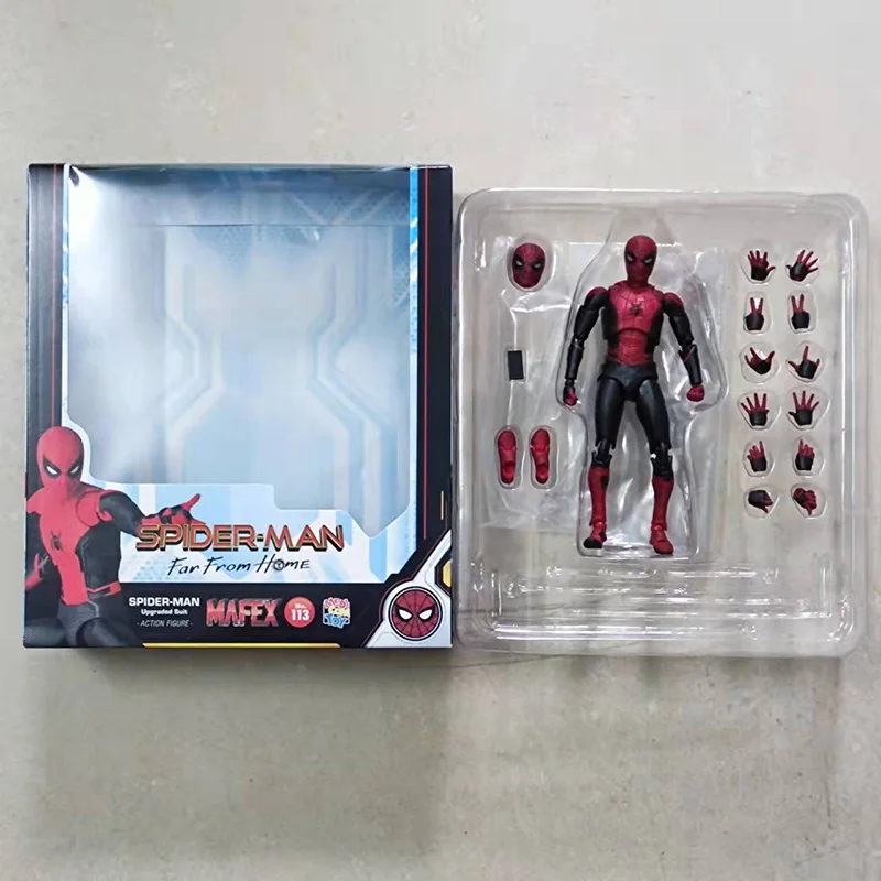 マーベル-スパイダーマンアクションフィギュア,fex 113の新しい