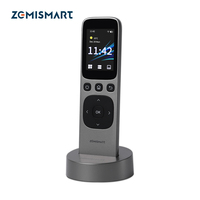 Zemismart WiFi IR Central Remote Control with HD Touch Screen Wireless Charging Base Works with Tuya Control Tuya Smart Devices