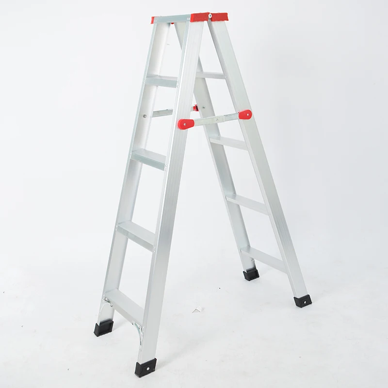 

Factory newest aluminum double-sided herringbone ladder fine quality climbing ladder