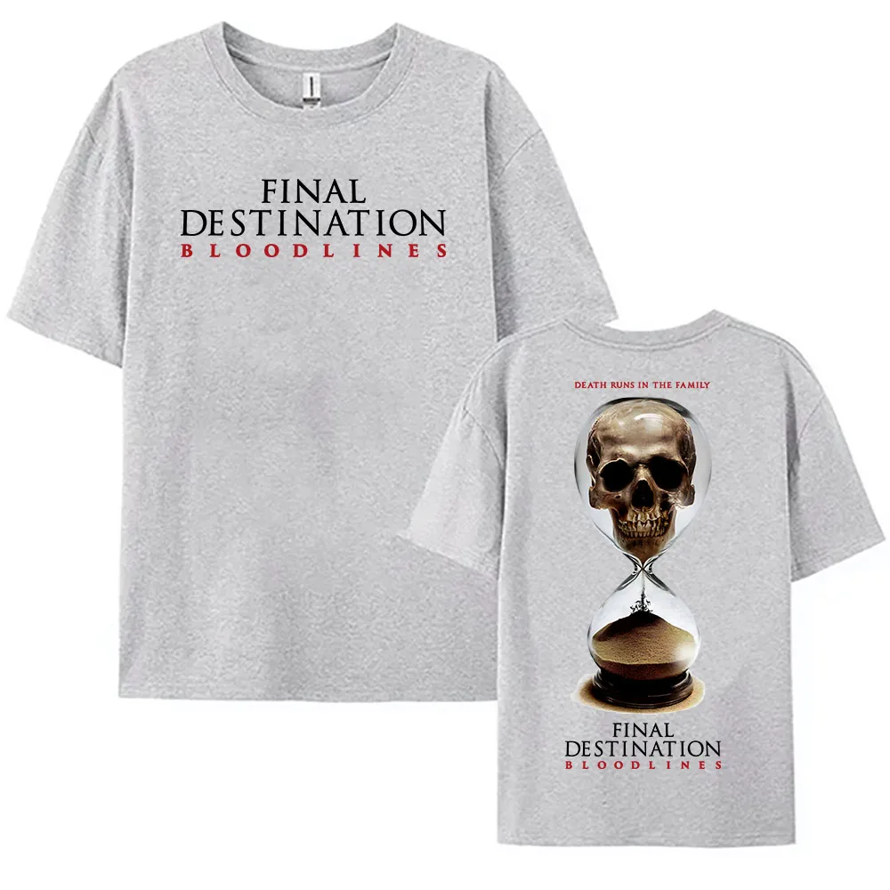 

Supernatural Horror Movies Final Destination Bloodlines T-shirt Summer Cotton Short Sleeve Tshirts for Female Graphic Clothing