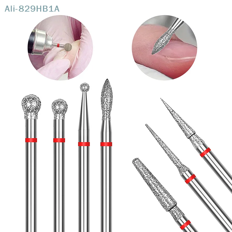 7-piece Set Tungsten Steel Nail Manicure Machine Drill Bit Milling Cutter Professional Manicure Polishing Nail Sanding Head