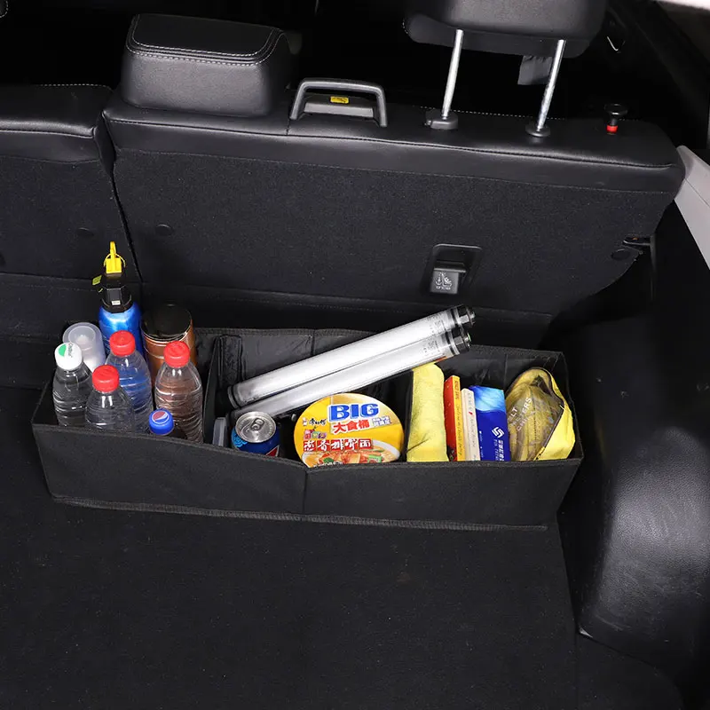 

For Subaru Forester 2013-2018 Oxford Cloth Black Car Trunk Storage Organizer Stowing Tidying Box Car Accessories