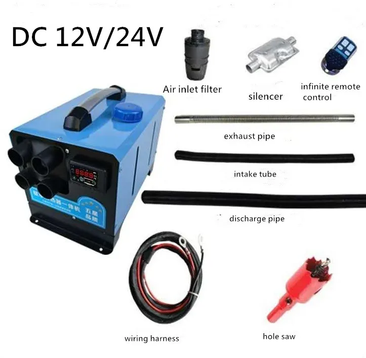 2kw 12V 24V Diesel Electric Air Conditioner Air Parking Heater For Popular Models