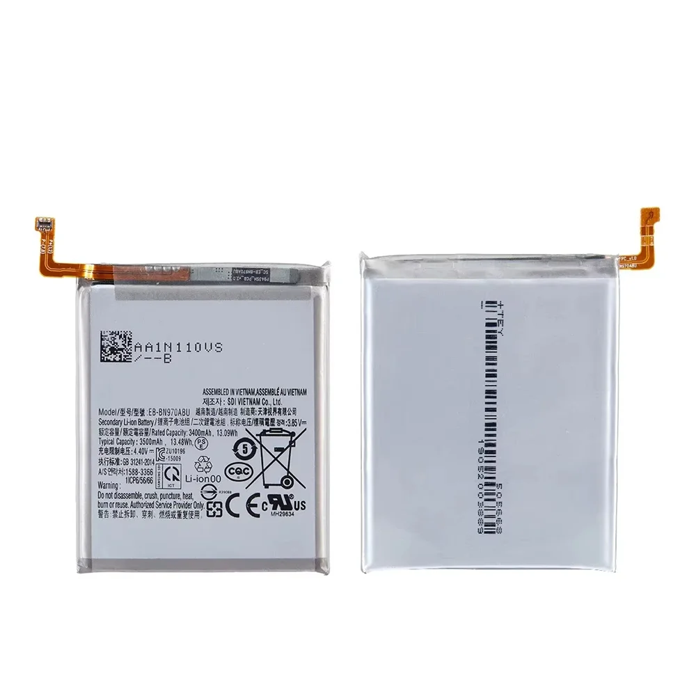 EB-BN970ABU Replacement 3500mAh Battery For Samsung Galaxy Note 10 Note X Note10 NoteX Note10 5G SM-N970 N970W N970F Batteria