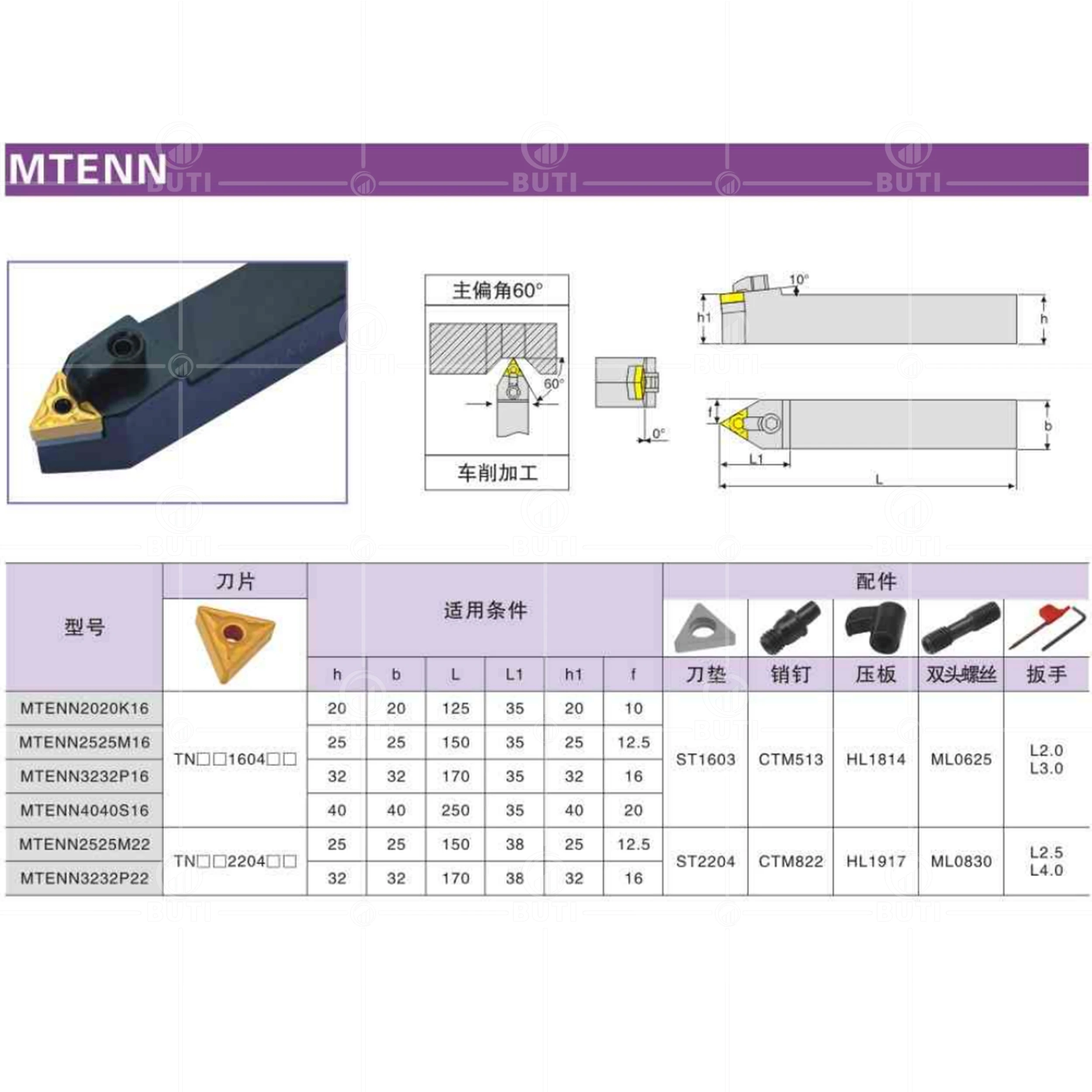 DESKAR 100% originale MTENN1616 MTENN2020 MTENN2525 utensile per tornitura esterna MTENN tornio Bar supporto per tornitura utensile da taglio CNC