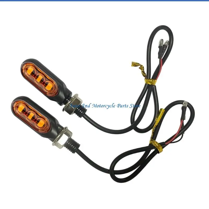 P9FD High Intensity Sequential LED Turn Signals Compact Waterproof Housing Lamp Universal Compatibility Pair For Motorcycles