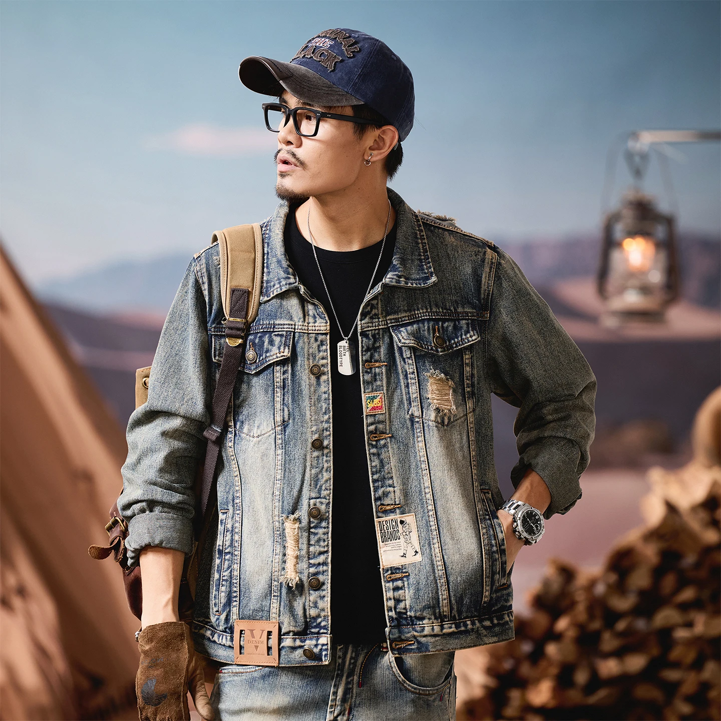 Męska kurtka dżinsowa na wiosn – Guangzhou Street Fashion recenzja i cena