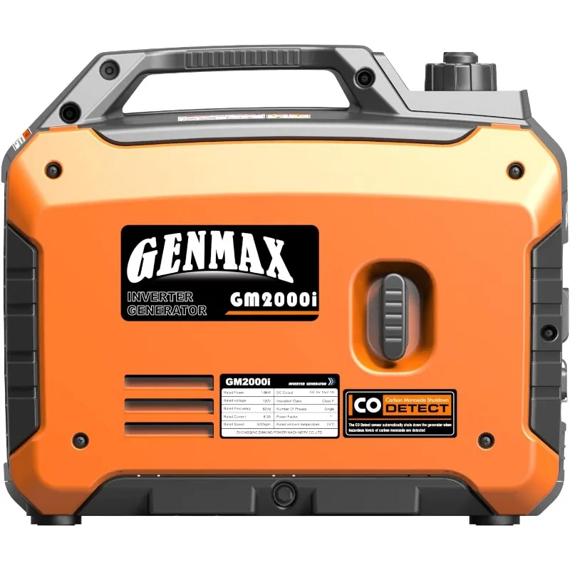 Imagem -04 - Genmax-gerador Silencioso do Inversor da Série do Poder Gás Powered Epa Complacente Característica do Eco-modo Gm1200i