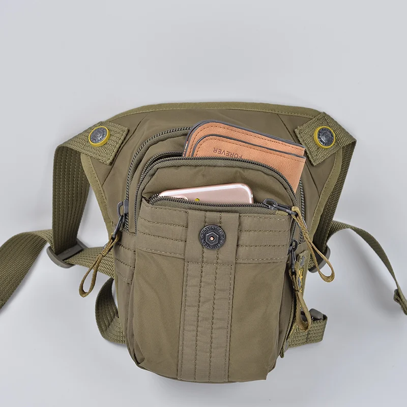 Men Oxford Waist Pack Belt Thigh Bag Motorcycle Rider Waterproof Travel Military Assault Messenger Hip Drop Fanny Leg