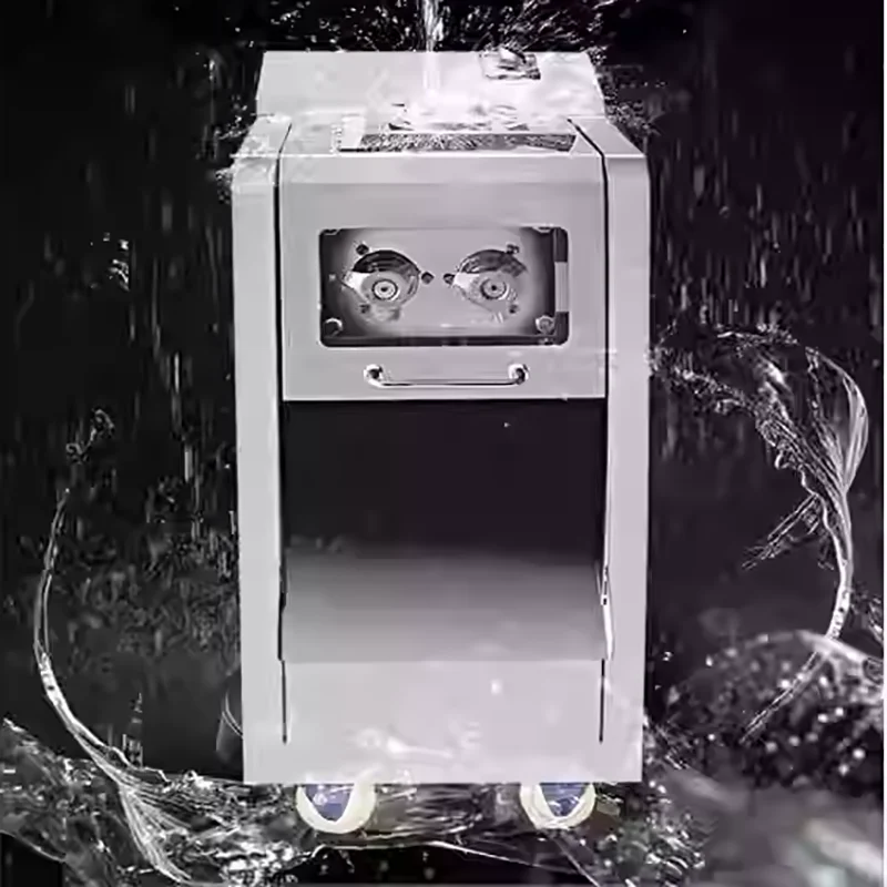 

Полностью автоматическая машина для нарезки мяса из нержавеющей стали, с функцией измельчения и нарезки ломтиками, со съемными частями