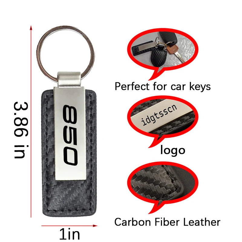 New Pu Leather Metal Car Key Chain Keychain Car KeyRing For Volvo 740 850 C30 C40 C50 C70 R XC30 XC40 XC60 XC70 XC90 Accessories