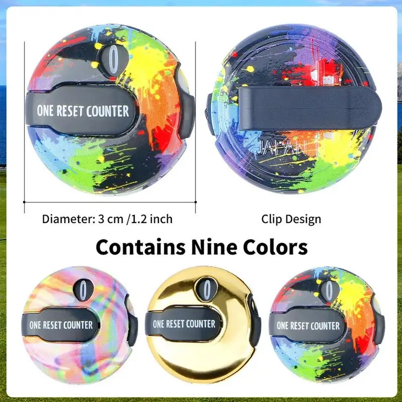 

Portable Golf Score Counter Golf Score Counter Clicker Golf Score Keeper With Touch Reset And Clip Attachment Quickly Return 0