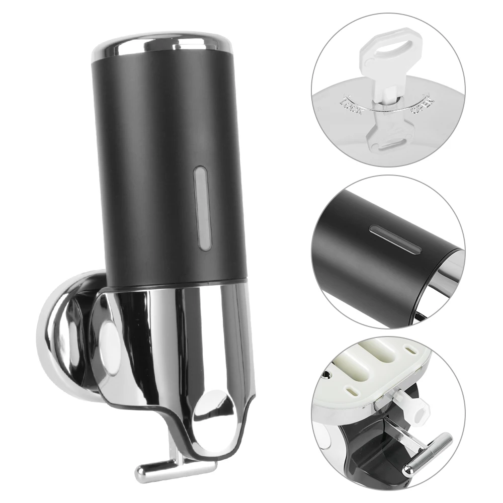 ABS Material Wall Mounted Foam Soap Dispenser Shampoo Dispenser Soap and Lotion Dispenser Hand Sanitizer Holder