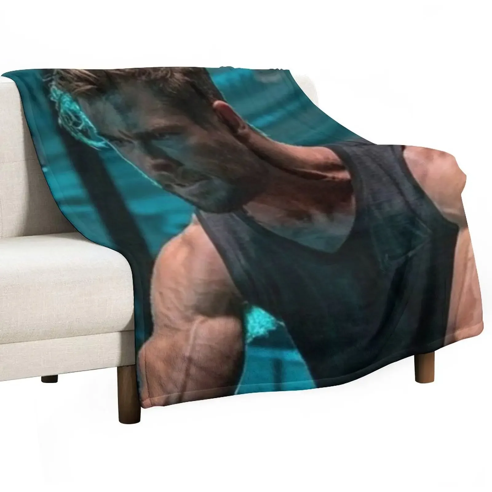 

Chris Hemsworth Throw Blanket Personalized Gift for babies Fashion Sofas Hair Blankets