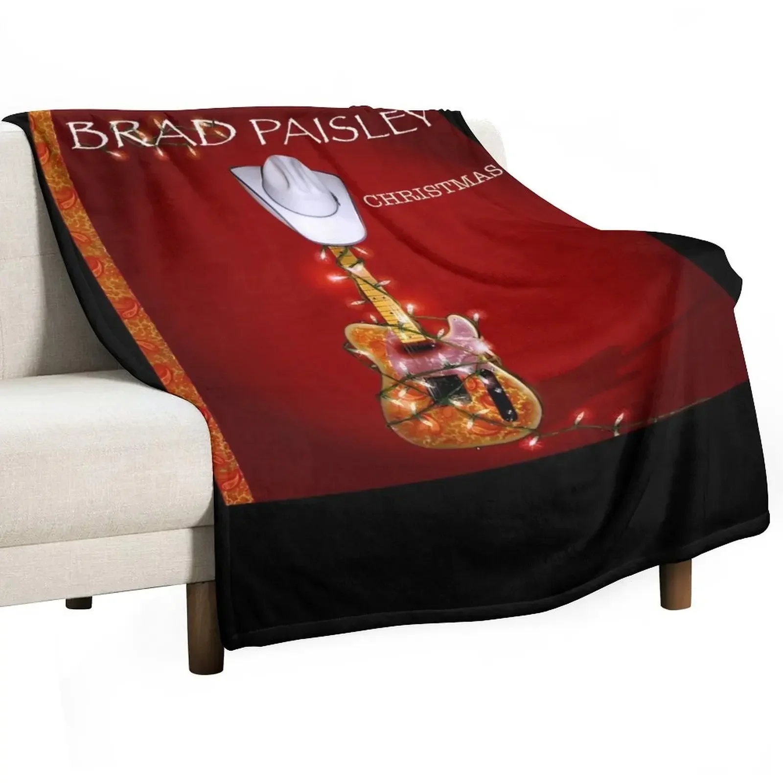 Brad Paisley christmas Throw Blanket Furry Multi-Purpose blankets and throws Blankets